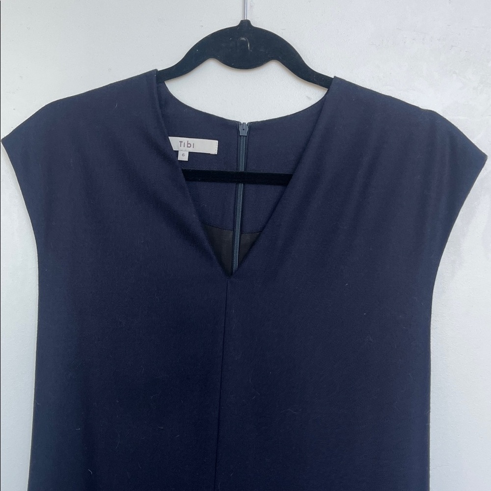 Tibi Superfine Wool Panel Dress - Picture 5 of 12